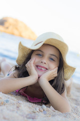 Portrait of a little girl