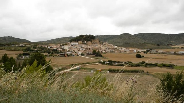 The village of Eslava in Navarre, Spain