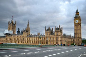 Big Ben and Houses of Parliament, London, UK..