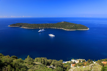 Fototapeta premium Beautiful romantic old town of Dubrovnik, Croatia,Europe