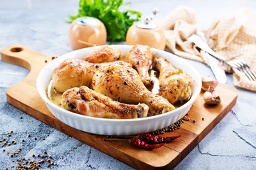 baked chicken legs