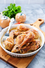 baked chicken legs