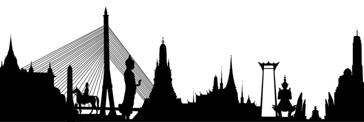 Naklejka premium BANGKOK