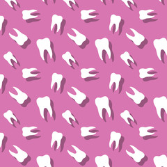 Seamless Tooth With Shadow Pattern