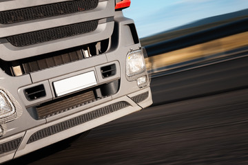 frieght truck on the road