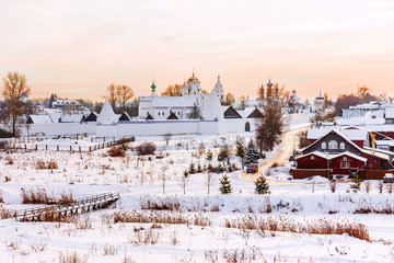 Obraz premium Suzdal in winter, Russia