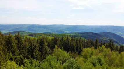 Mountain views. Nort Czech. Czech republic