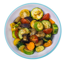 Vegetarian food: grilled vegetables