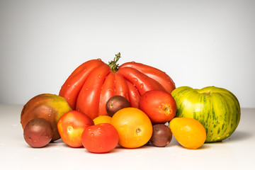 Tomatoes kinds collection 