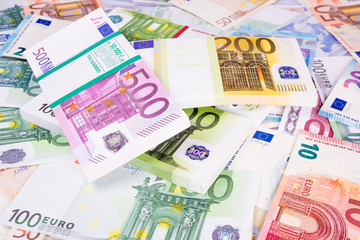 Euro Money. Cash. Euros.  Business concept