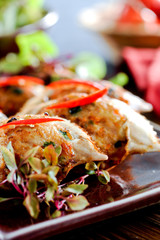 Thai dish made of crab whose