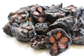 Dried Kokum Isolated on white