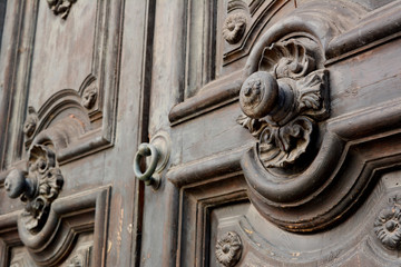 an ancient italian door