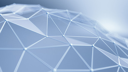 Abstract structure background. 3d illustration, 3d rendering.