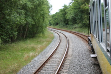 Fototapeta premium Borkumer Kleinbahn