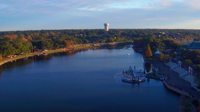 Uptown Altamonte Springs Suburban City In Seminole County Florida Aerial, Lofts at Uptown Altamonte, Cranes Roost Park, Cafe Murano, Emerson Plaza, Super Channel, Embassy Suites by Hilton Orlando Nort