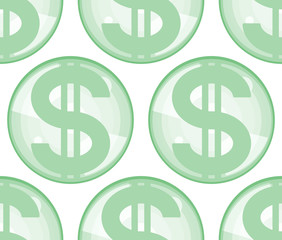 Abstract dollar pattern