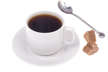 Cup of coffee at break in the workplac