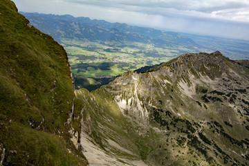 Ausblick vom Nebelhorngipfel