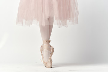 Ballerina's feet, child, close-up