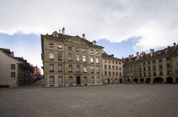 Fototapeta na wymiar City center of Bern, Switzerland