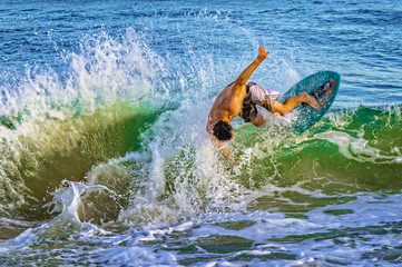 Shore Break Surfing