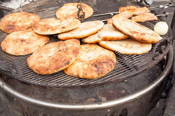 Pita, Arabic bread, soft baked flatbreads