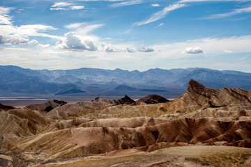 The Badlands at Zabriskie point, Death valley