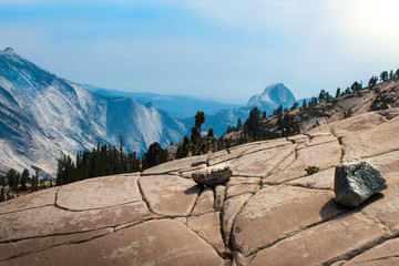 Half dome at distance, Yosemite