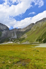 Fototapeta na wymiar Riffltal im Kaunergrat/Ötztaler Alpen - Tirol 