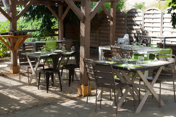 terrasse de restaurant