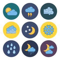 modern weather icons