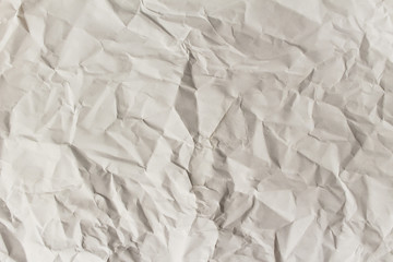 Fototapeta premium White wrinkled paper background texture