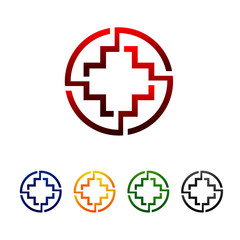 Obraz premium cross medicine