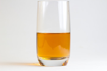 glass of beer isolated on white background