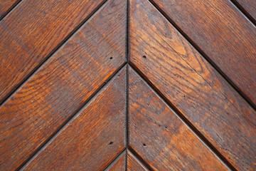 Old wooden door.Background texture of wooden.