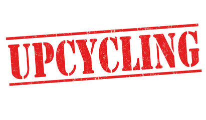 Upcycling sign or stamp