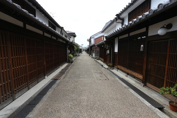 Obraz premium 橿原市 今井町の街並み