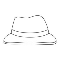 farmer hat isolated icon vector illustration design