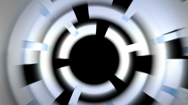 4k rotating tech tunnel entrance,circle light channel,soundwave acoustic 3d space,internet connection tunnel,science fiction dynamic space.
