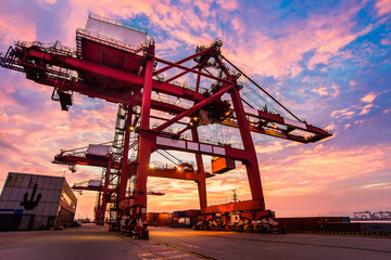 The portal frame on the pier