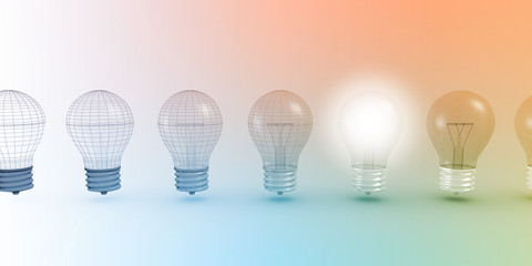Creative Light Bulb Idea