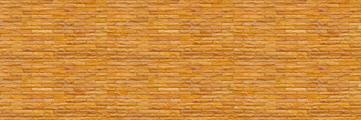 horizontal modern slate brick wall for pattern and background