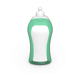 Dishwashing bottle mockup