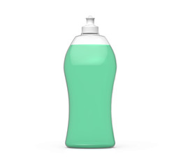 Dishwashing bottle mockup