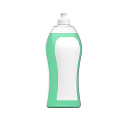 Dishwashing bottle mockup