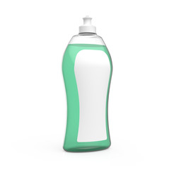 Dishwashing bottle mockup