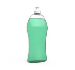 Dishwashing bottle mockup