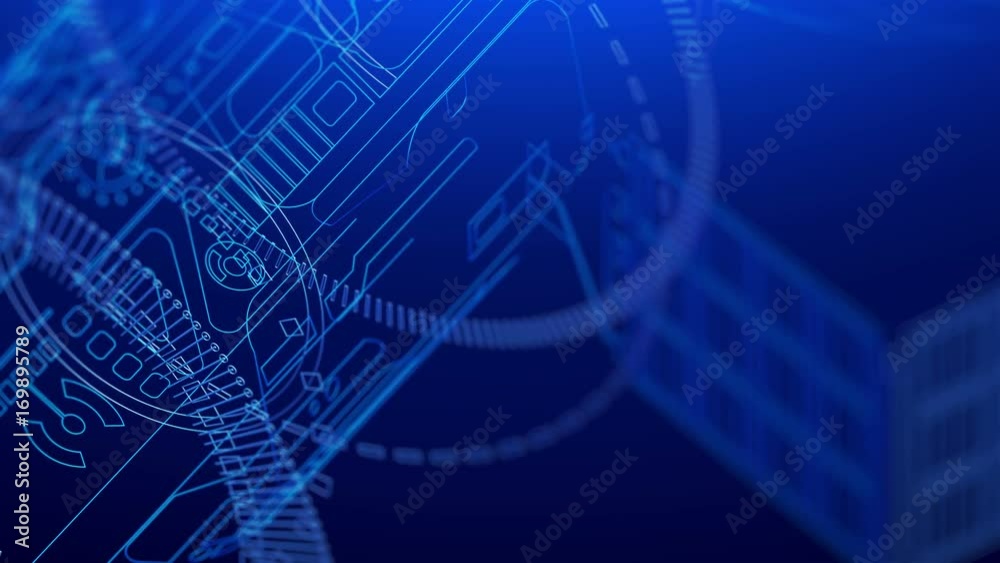 Poster telecommunications satellite in space, close-up, drop-down solar panels goes into the geostationary 