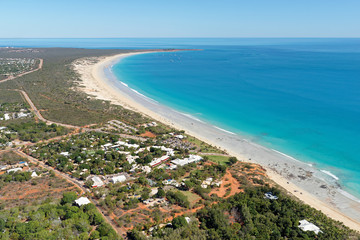 Cable Beach Club looking south-west towards Gantheaume Point